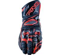 Five RFX Race Gants de moto, Rouge/Noir, Taille 3XL