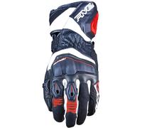 Five RFX4 EVO Gants de moto, Noir/Blanc/Rouge, Taille M
