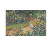 Five-Seller Le Jardin De Monet à Giverny Par Claude Monet Reproduction Sur Toile De Tableaux Célèbres, Reproduction Sur Toile Peinte Au Mur Sur Toile Pour La Maison (50_x_70_cm)