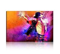 Five-Seller Peinture De Michael Jackson sur Le Mur Images Modernes Abstraites De Toile d'art De Mur pour La Décoration De Cuadros De Salon (Pas de Cadre,40_x_60_cm)