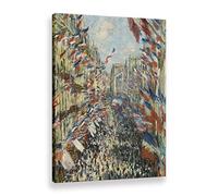 Five-Seller Reproduction de peintures à l'huile de Claude Monet Bâtiment célèbre, fleur, paysage par Claude Monet, art mural, art mural, France, Impressionnisme, Poster Décoration d'intérieur (4,60 x
