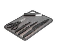 FIVE Simply Smart - Set de Découpe Cuisine Caractère 36cm Gris Gris