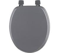 Paris Prix – Abattant WC en bois « Bathroom » 43 cm Gris G