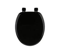 FIVE Simply Smart - Abattant WC en Bois "Bathroom" 45cm Noir