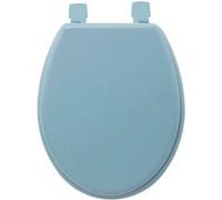 FIVE Simply Smart - Abattant WC en Bois "Luxe" 48cm Bleu Arctique Bleu G