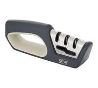 5five – Aiguiseur de couteau 4 fonctions 20 cm Gris/Rouge