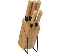 Bloc de rangement avec 5 couteaux 5Five bambou