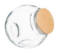 FIVE Simply Smart - Bocal à Bonbons en Verre "Bois" 0,65L Transparent