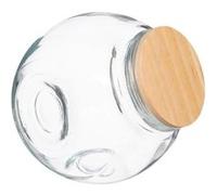 FIVE Simply Smart - Bocal à Bonbons en Verre "Bois" 0,65L Transparent Transparent G