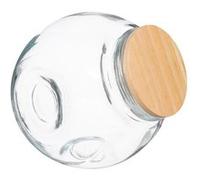 FIVE Simply Smart - Bocal à Bonbons en Verre Bois 2,1L Transparent Transparent G