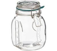 - Bocal en Verre Gradué Jarro 750ml Transparent