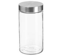 FIVE Simply Smart - Bocal en Verre "Guy" 1,7L Transparent & Argent