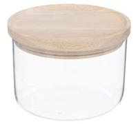 FIVE Simply Smart - Bocal en Verre "Hermet" 0,65L Transparent & Naturel Transparent G