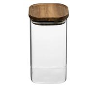 FIVE Simply Smart - Bocal en Verre "Hermet" 1,6L Transparent & Marron