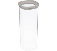 FIVE Simply Smart – Bocal en verre Hermet 2 L transparent, couvercle hermétique beige