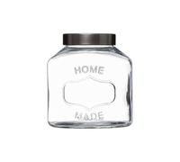 FIVE Simply Smart - Bocal en Verre "Ovale "Inox" 2,5L Transparent