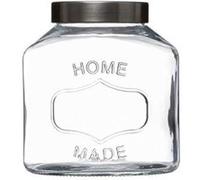 FIVE Simply Smart - Bocal en Verre "Ovale "Inox" 2,5L Transparent Transparent G