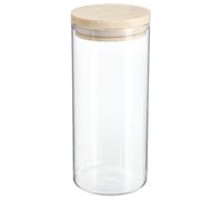 FIVE Simply Smart - Bocal en Verre "Pops" 1,3L Transparent & Naturel