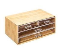 Coffret de rangement pour bijoux avec 4 tiroirs Grande sélection 24 x 15.30 x 10.35 cm