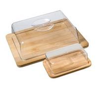 - Boîte à Fromage & Beurrier Bambou 24cm Naturel