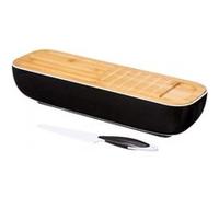 FIVE Simply Smart - Boîte à Pain & Couteau "Blackbamboo" 40cm Noir Noir G