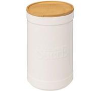 Boîte à Sucre Ronde "Natureo" 19cm Blanc