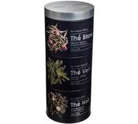 FIVE Simply Smart - Boîte à Thé 3 Compartiments Relief II 26cm Noir Noir G