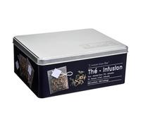 FIVE Simply Smart - Boîte à Thé & Infusion en Sachet "Relief II" 21cm Noir