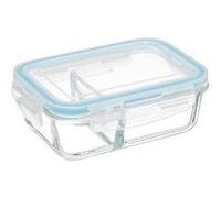 FIVE Simply Smart - Boîte de Conservation Verre "Clipeat" 0,7L Bleu Transparent G