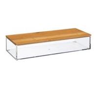 FIVE Simply Smart - Boîte de Rangement Bambou "Selena" 26cm Transparent Transparent G