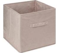 FIVE Simply Smart - Boîte de Rangement Carrée Velours "Mix N Modul" 31x31cm Lin G