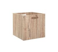 Five Simply smart - Boîte de rangement effet bois en MDF Mix n' modul - L. 31 x l. 31 cm - Couleur chêne naturel - Mix n' modul Beige G