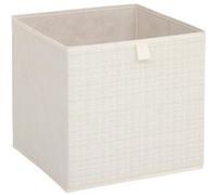 FIVE Simply Smart - Boîte de Rangement Imprimé "Tweed" 31x31cm Beige Beige