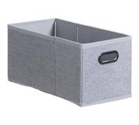 - Boîte de Rangement Pliable "Premium" 15x31cm Gris Clair