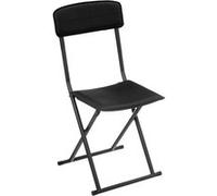 Five Simply Smart - Chaise pliante en simili cuir - Noir Marron G