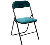 FIVE Simply Smart - Chaise Pliante en Velours "Basic" 79cm Bleu bleu G
