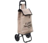 FIVE Simply Smart - Chariot de Marché "Jute" 33L Beige Beige