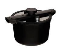 FIVE Simply Smart - Cocotte Basse Pression "Couvercle" 34cm Noir