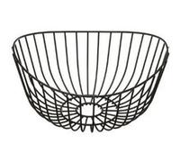 Corbeille à fruit courbe - D 27 cm - Fer - Noir