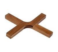 Five Simply Smart - Dessous de Plat en Bois Croix 21cm Marron