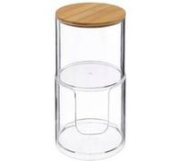 FIVE Simply Smart - Double Distributeur Coton "Selena" 18cm Transparent G