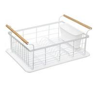 Égouttoir métal avec plateau ""Modern Color"" blanc - 5 five simply smart