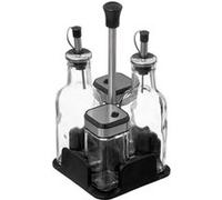 FIVE Simply Smart - Ensemble 5 Pièces "Huile Vinaigre & Sel Poivre" 23cm Noir Noir G