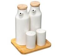 FIVE Simply Smart - Ensemble Huile & Vinaigre "Ceramic" 18cm Blanc Blanc G
