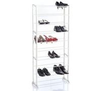 Etagère à chaussures jusqu'à 30 paires - Blanc Incolore
