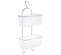 Five Simply smart - Etagère de douche ou baignoire en métal - 2 Paniers - 30 x 54 cm