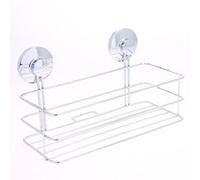 Five Simply smart - Etagère de salle de bain à ventouses - Métal Gris G
