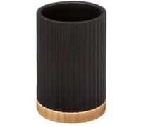 FIVE Simply Smart - Gobelet Brosse À Dents "Natureo" 7cm Charbon Noir G
