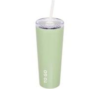 FIVE Simply Smart - Gobelet Isotherme Avec Paille "To Go" 0,7L Vert Vert
