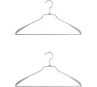 FIVE Simply Smart - Lot de 2 Cintres en Métal & PVC 44cm Gris Gris, Gris G